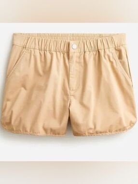 J. Crew Women's Tan Elastic-Waist Short  SMALL